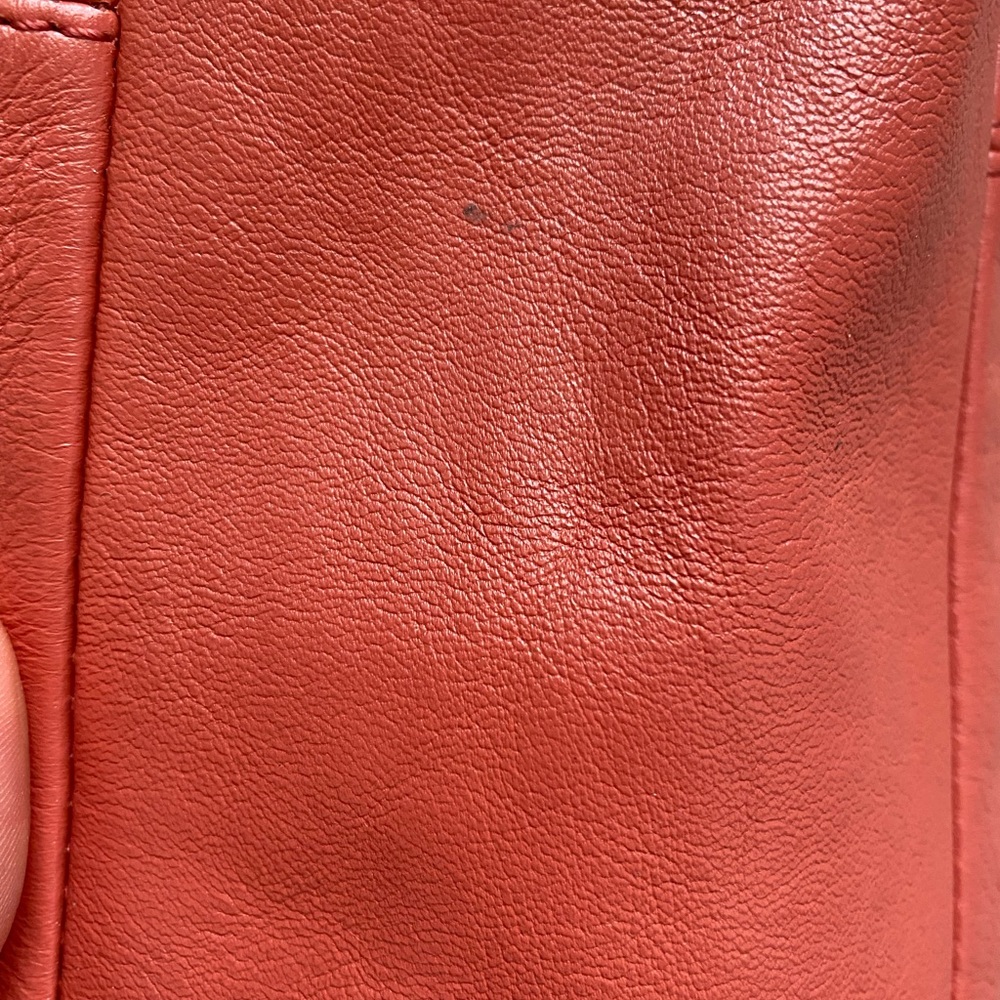 Coach Purse, Coral Color, Medium Size bag - lightly used - Picture 8 of 11